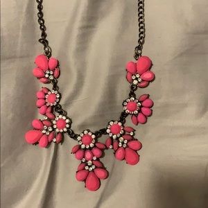 Sparkling Fuchsia Statement Necklace